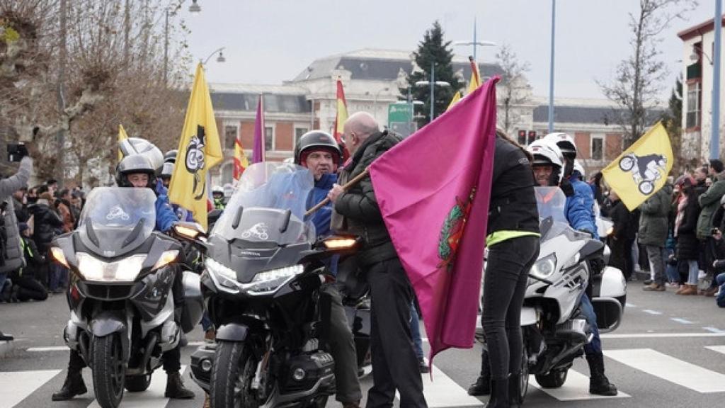 Imagen del desfile de banderas en esta edición de 2024