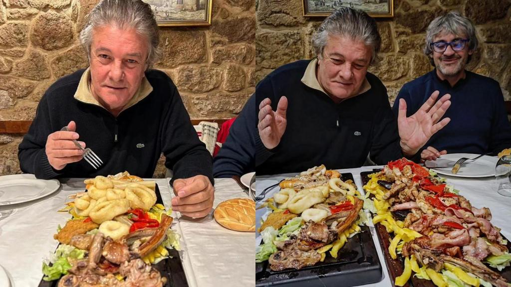 Francisco en el restaurante El Horno