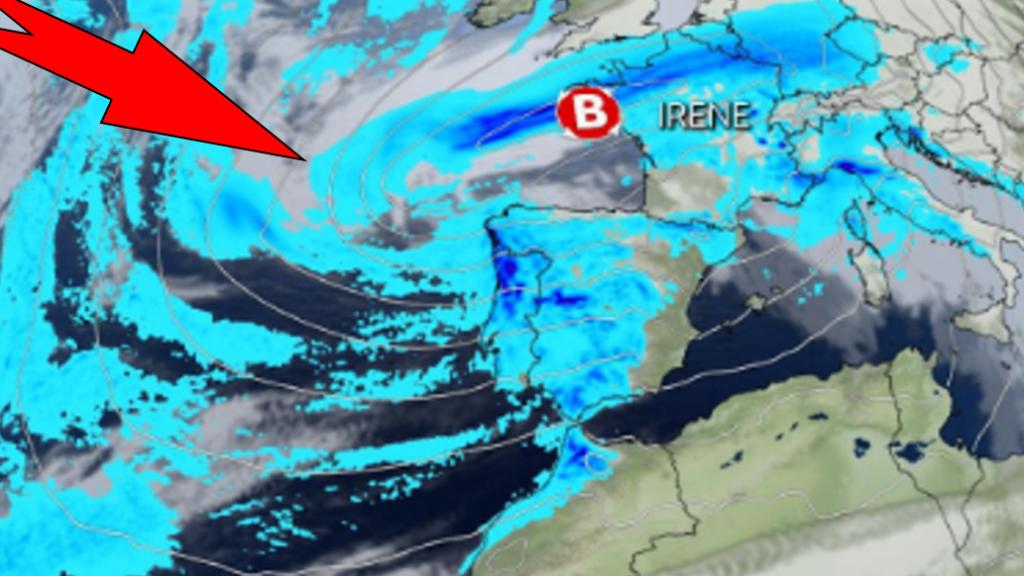 La gran borrasca Irene afectará a prácticamente toda España. Eltiempo.es.