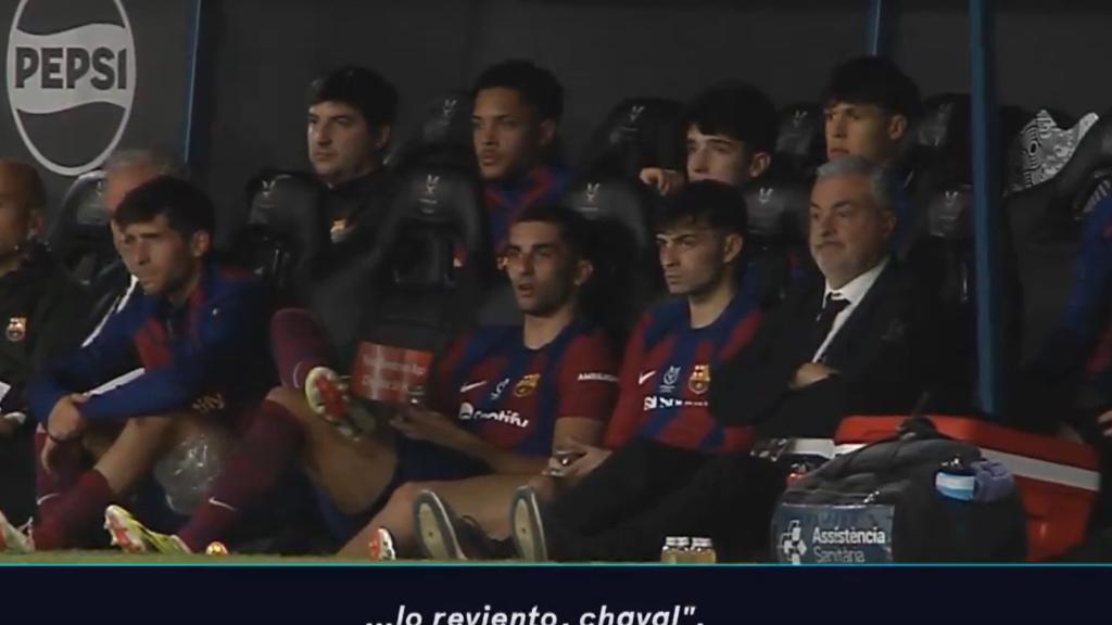 Ferran Torres insulta a Vinicius.