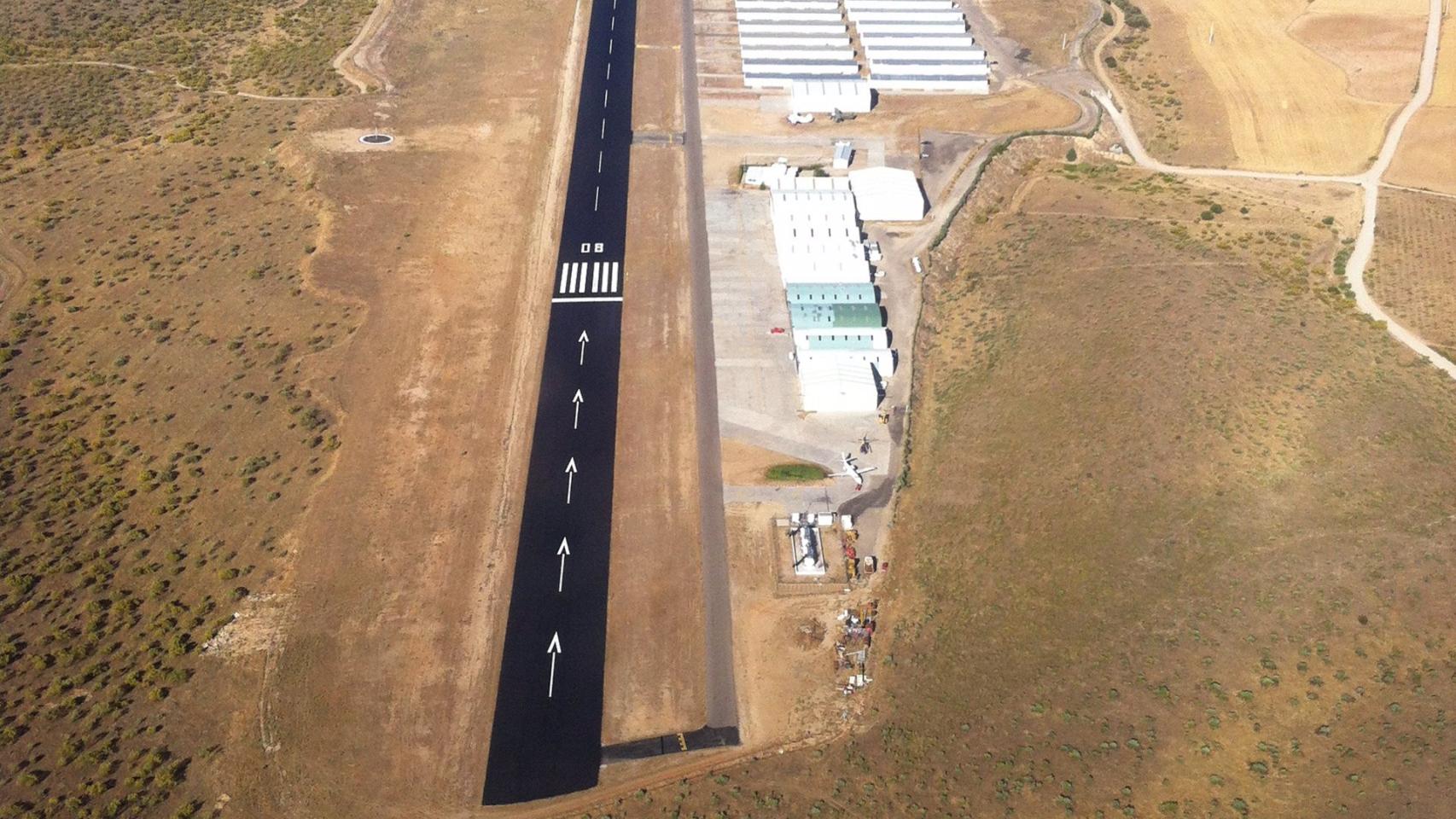 Imagen actual del aeródromo de Casarrubios del Monte-El Álamo.