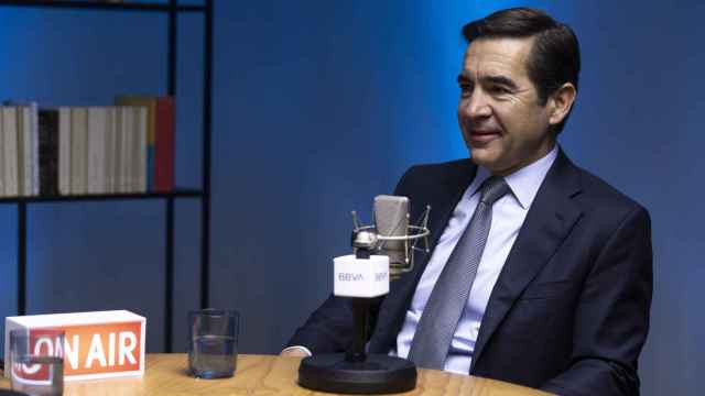 Carlos Torres, presidente de BBVA, durante una entrevista realizada por el banco.