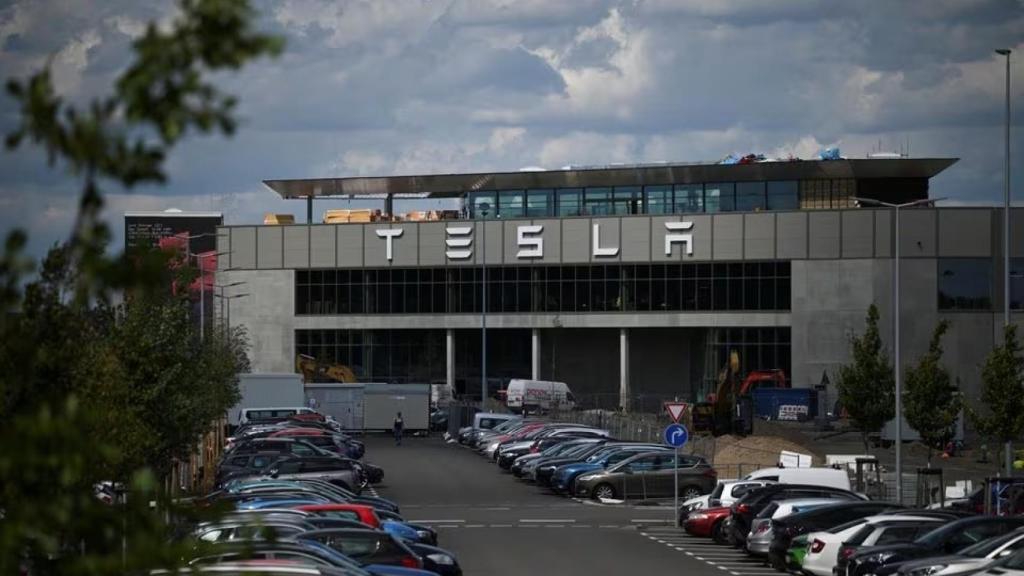 Fábrica de Tesla en Berlín (Alemania).
