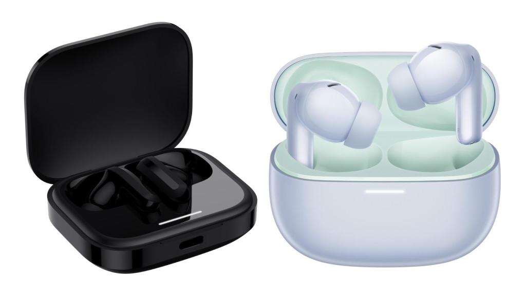 Redmi Buds 5 (izqda.) y 5 Pro (dcha).