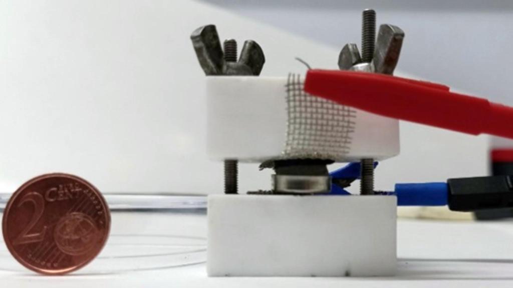 La batería que usa hemoglobina.