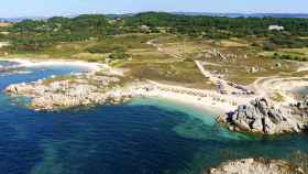 Entorno de la playa de Con Negro, O Grove.