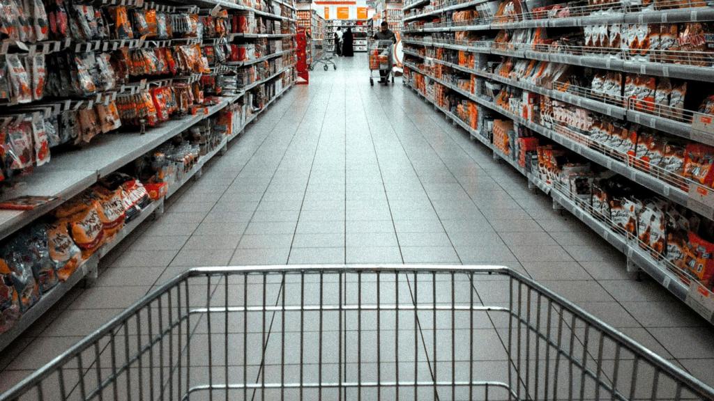 Llevaba en el carrito unos productos con valor de casi 500 euros.