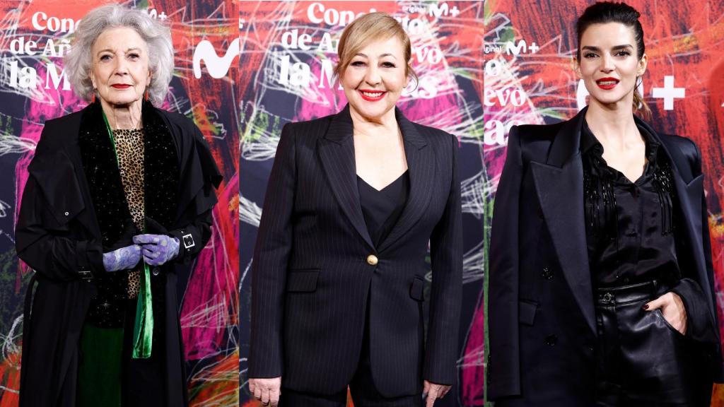 Marisa Paredes, Carmen Machi y Clara Lago en un montaje de EL ESPAÑOL.
