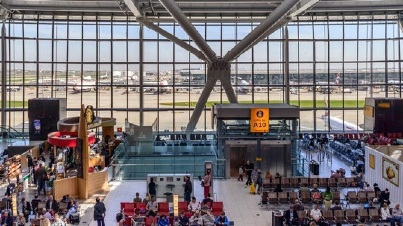 Una de las terminales del aeropuerto de Heathrow