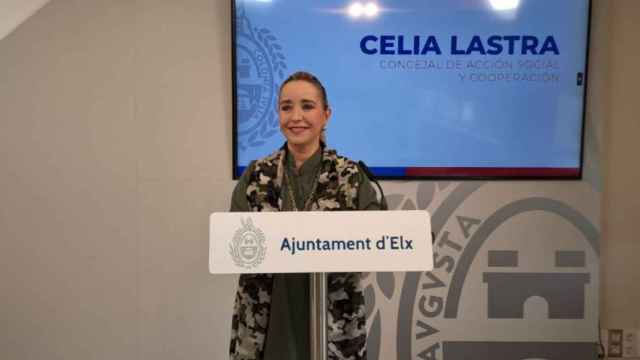 Celia Lastra, concejal de Acción Social en Elche.