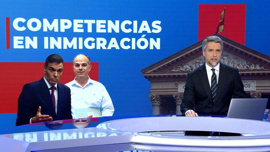 Así fue el debut de Carlos Franganillo en 'Informativos Telecinco': de su mejora en audiencia al guiño a Piqueras