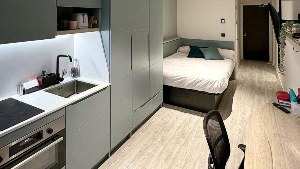 Un minipiso de alquiler