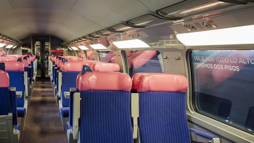 Uno de los vagones de OUIGO