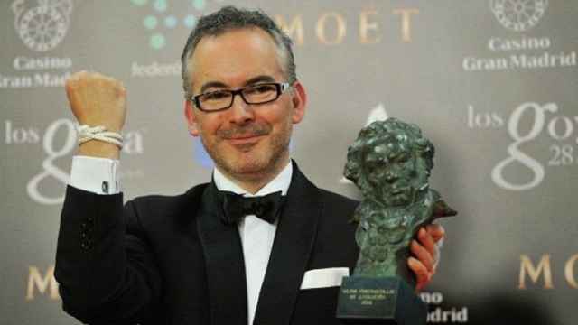 El cineasta de animación ganó su segundo Goya por 'Cuerdas', un cortometraje dedicado a sus hijos.