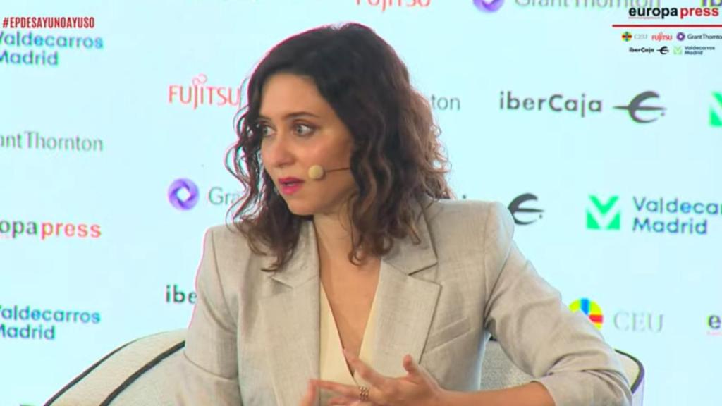 Isabel Díaz Ayuso, presidenta de la Comunidad de Madrid.