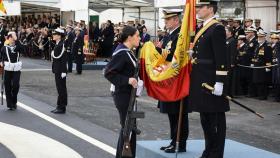 Jura de bandera en la Esengra de Ferrol de cerca de 330 aspirantes a marineros