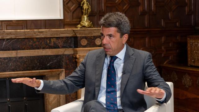 Carlos Mazón, en el Palau de la Generalitat.