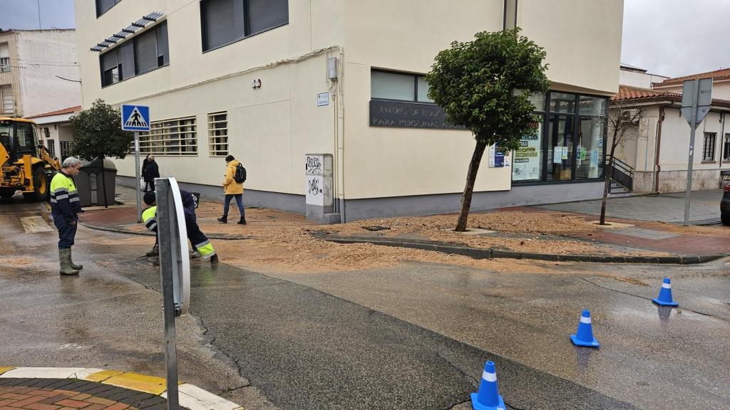 Avería en el circuito de agua potable.