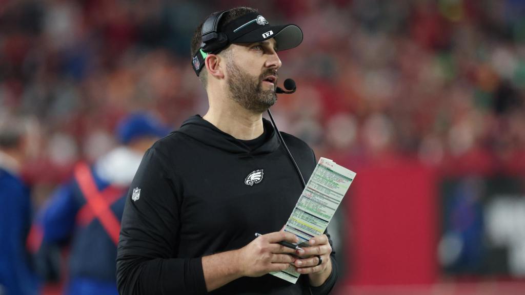 Nick Sirianni, el entrenador de los Eagles.