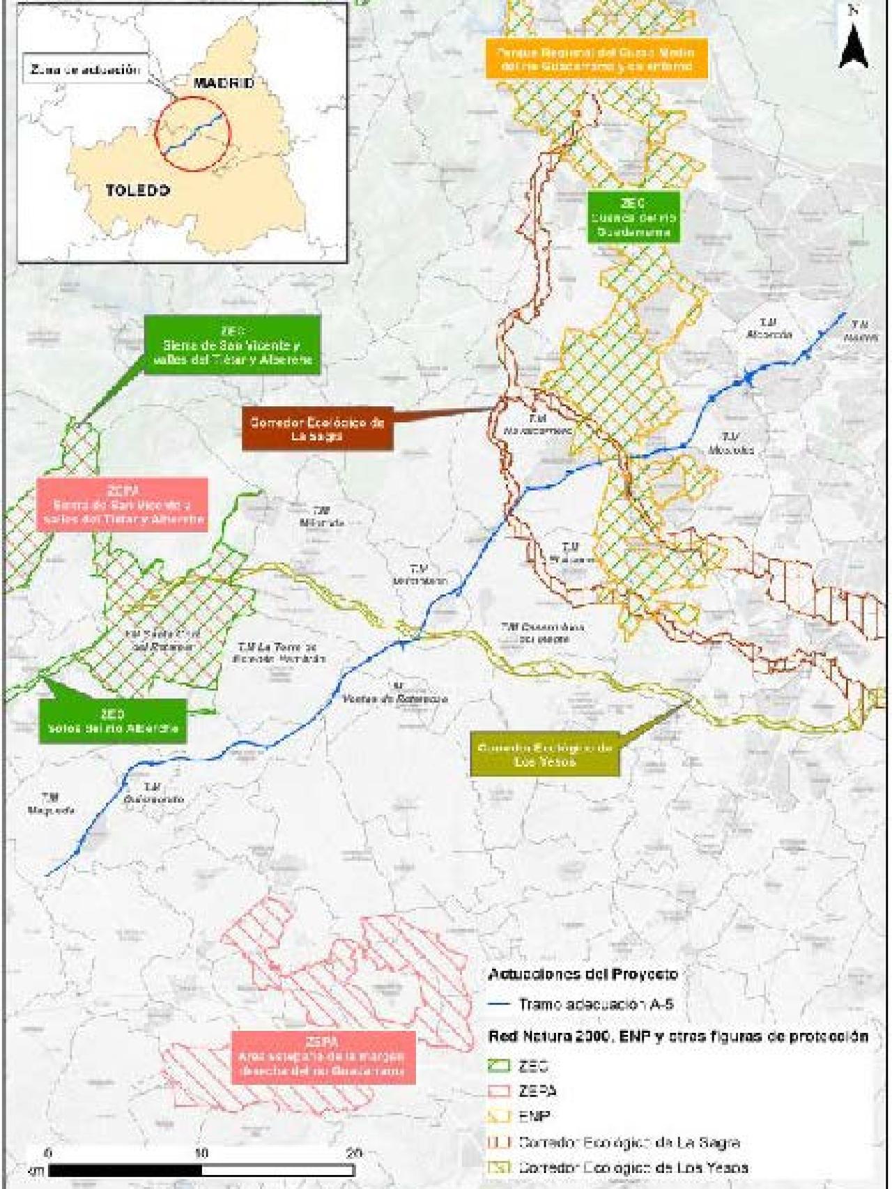 Plano del Ministerio de Transporte