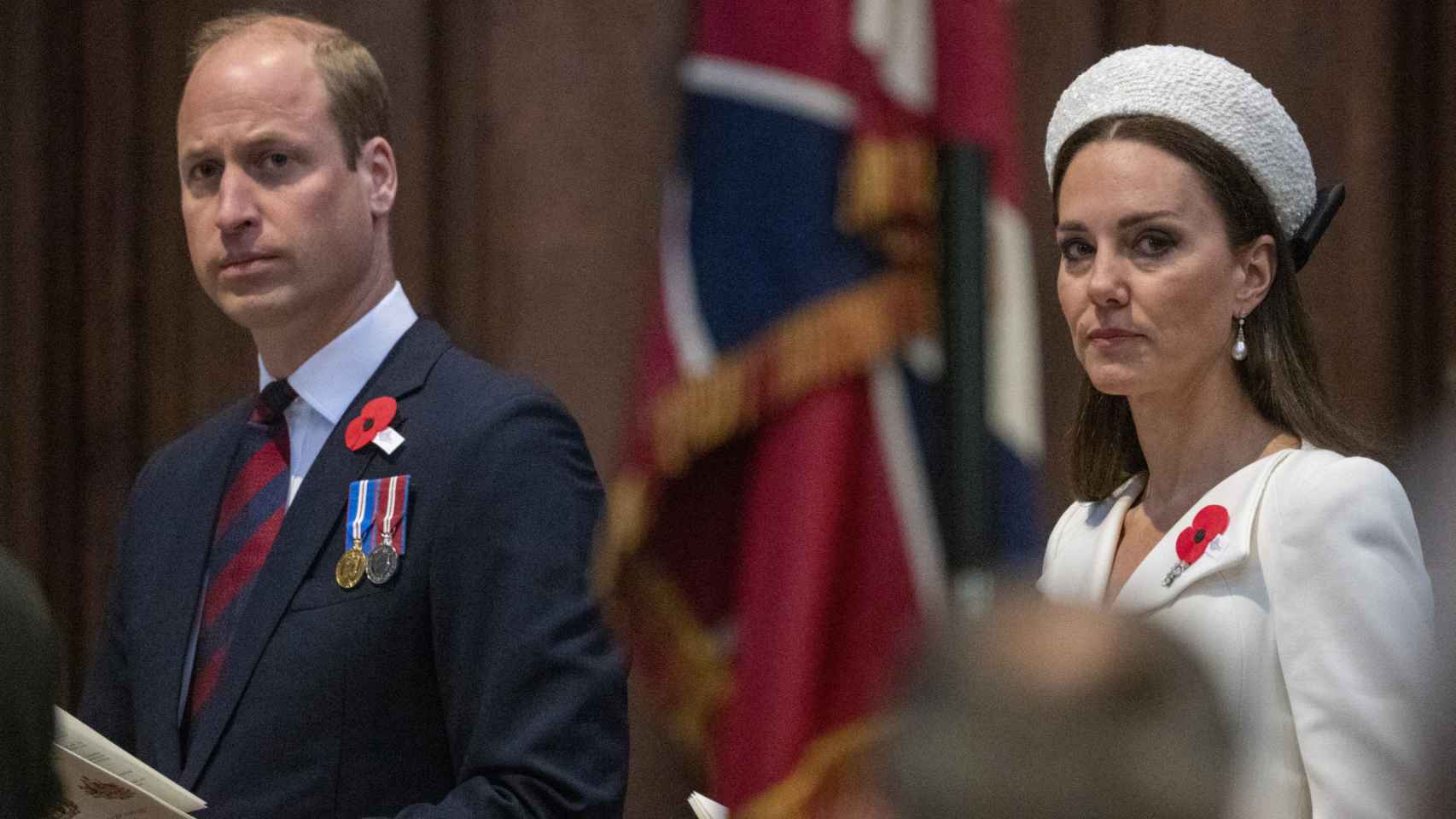 El príncipe Guillermo y Kate Middleton, en abril de 2022.