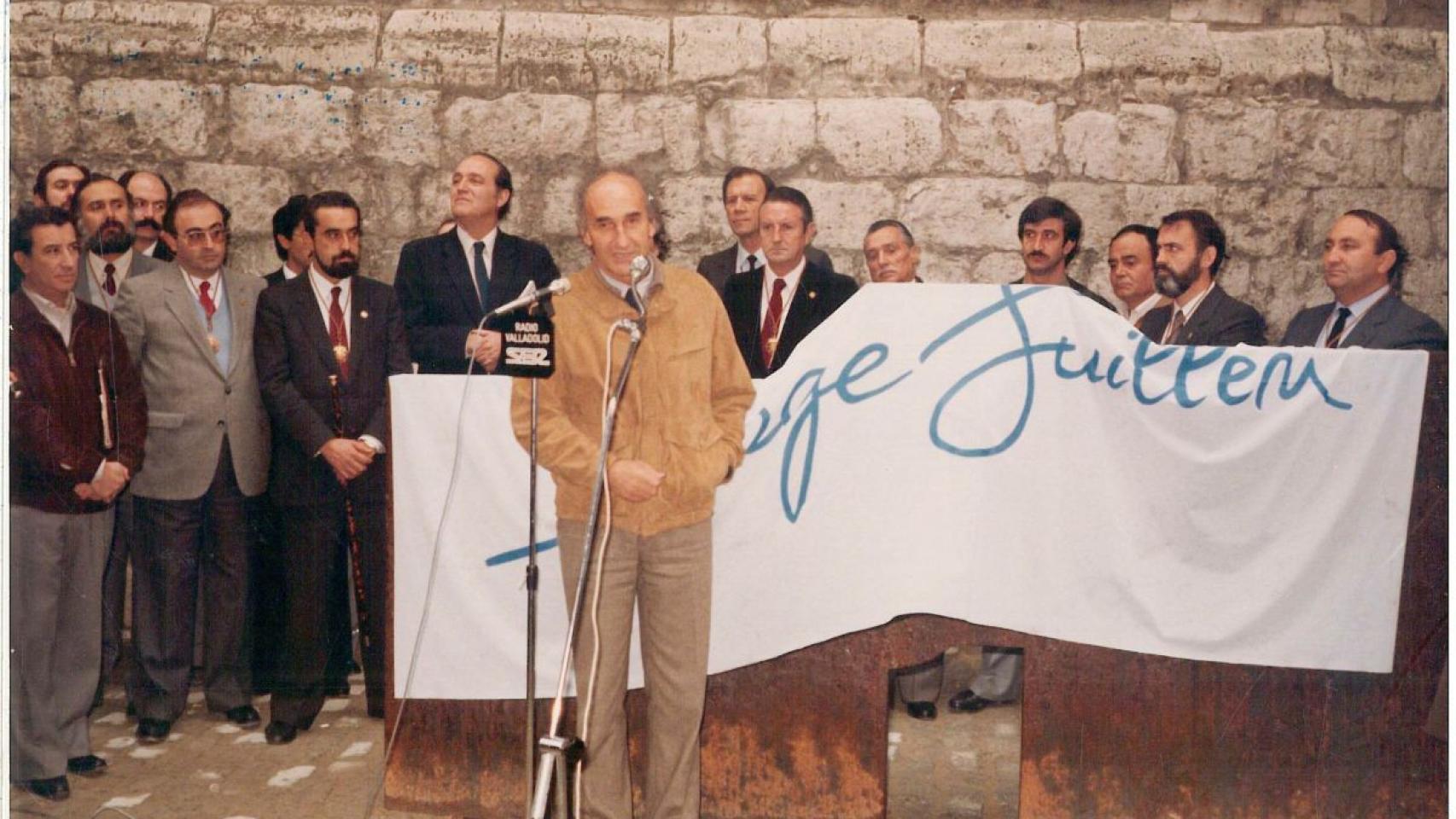 Imagen de un homenaje a Jorge Guillén en Valladolid