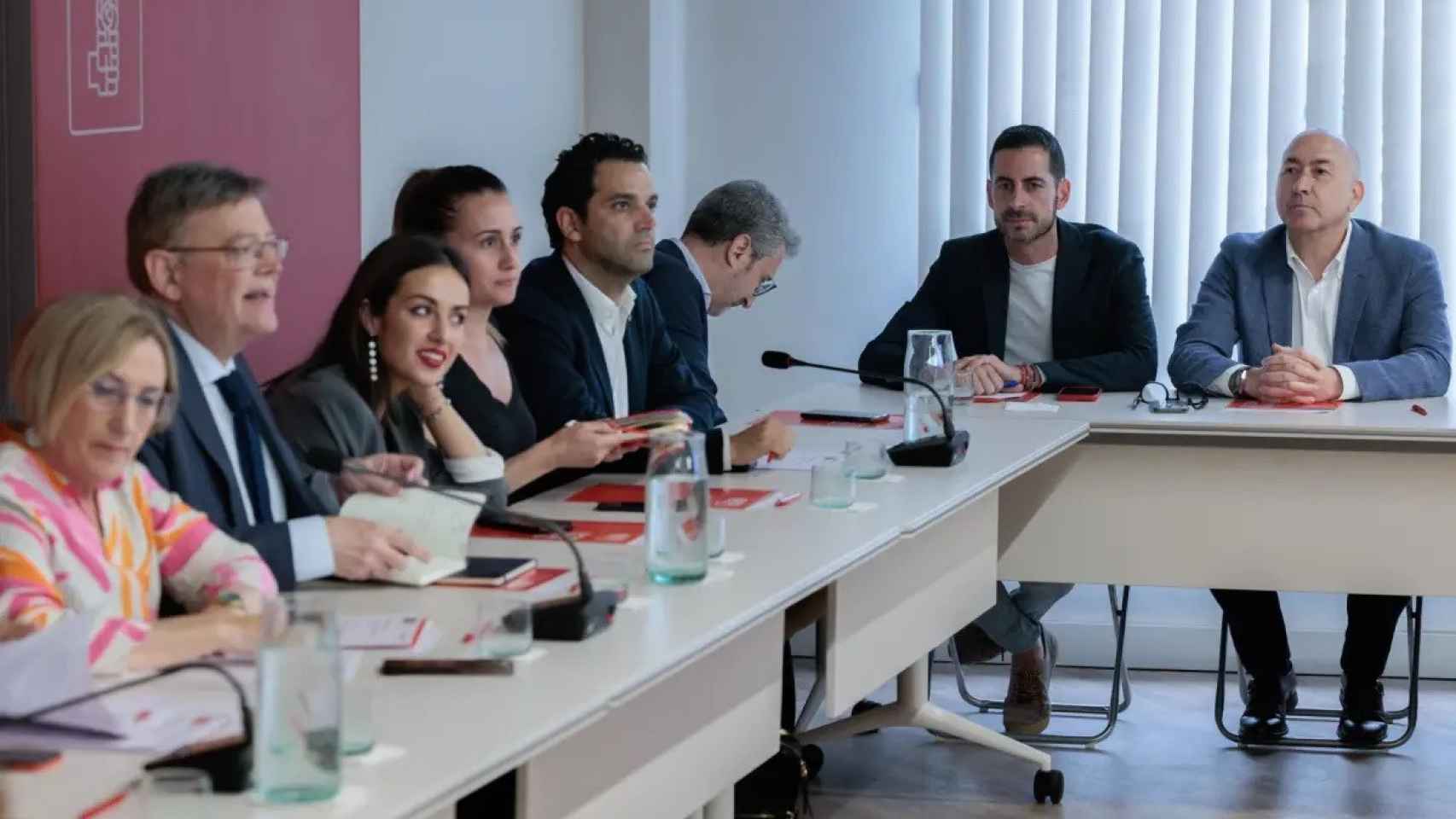 Imagen de archivo de una Ejecutiva del PSPV-PSOE, con Bielsa y Soler