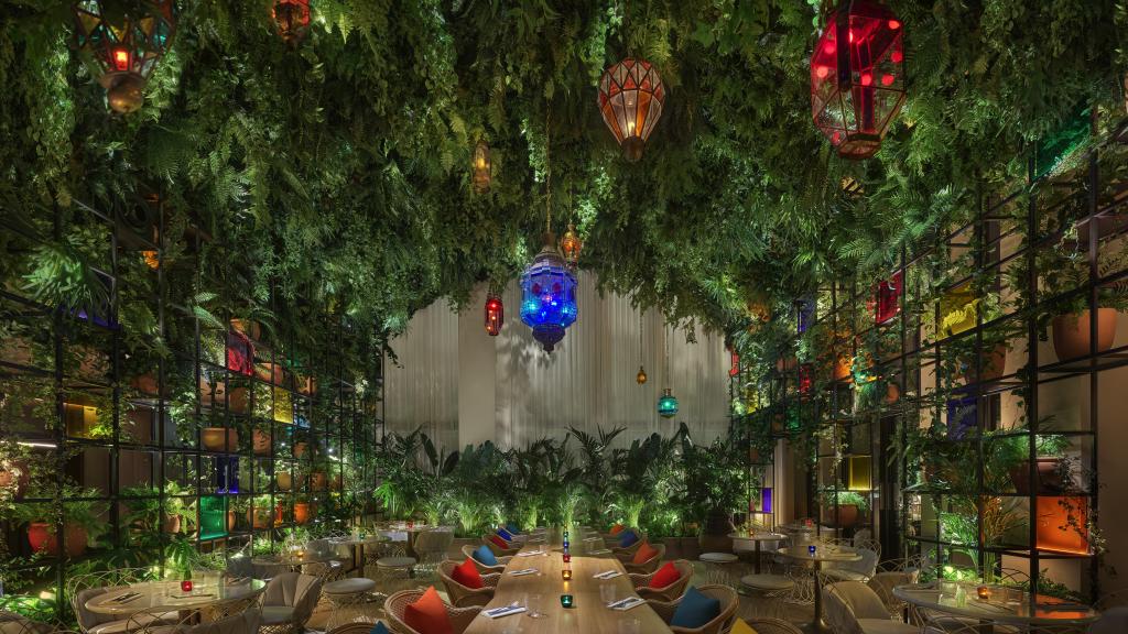 El restaurante Oroya del hotel The Madrid Edition.