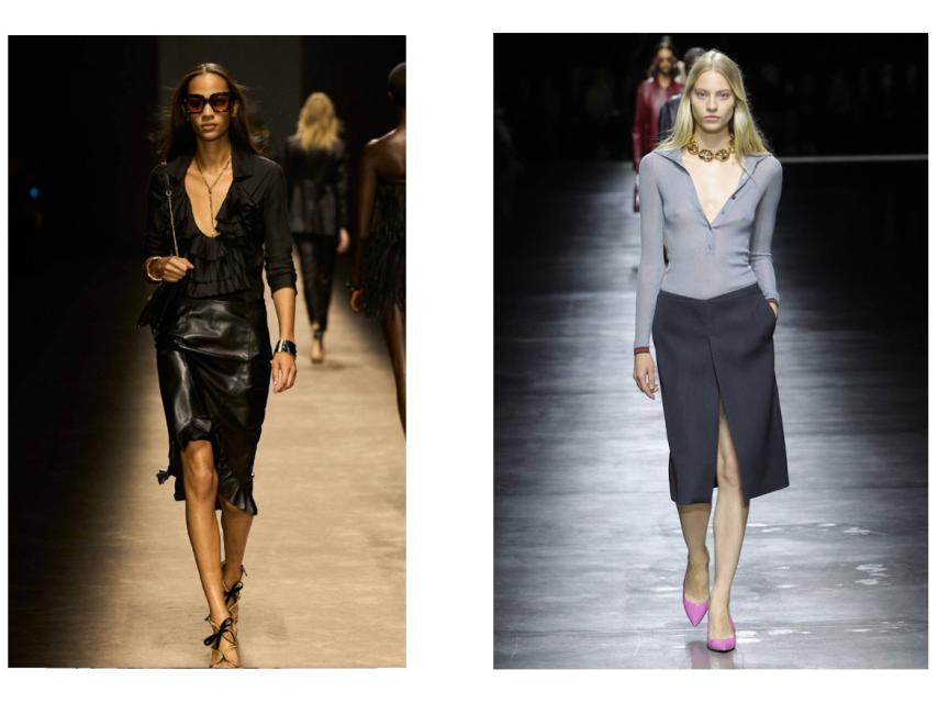 Colección de Peter Hawkings para Tom Ford y colección de Sabato De Sarno para Gucci 'Ancora'.