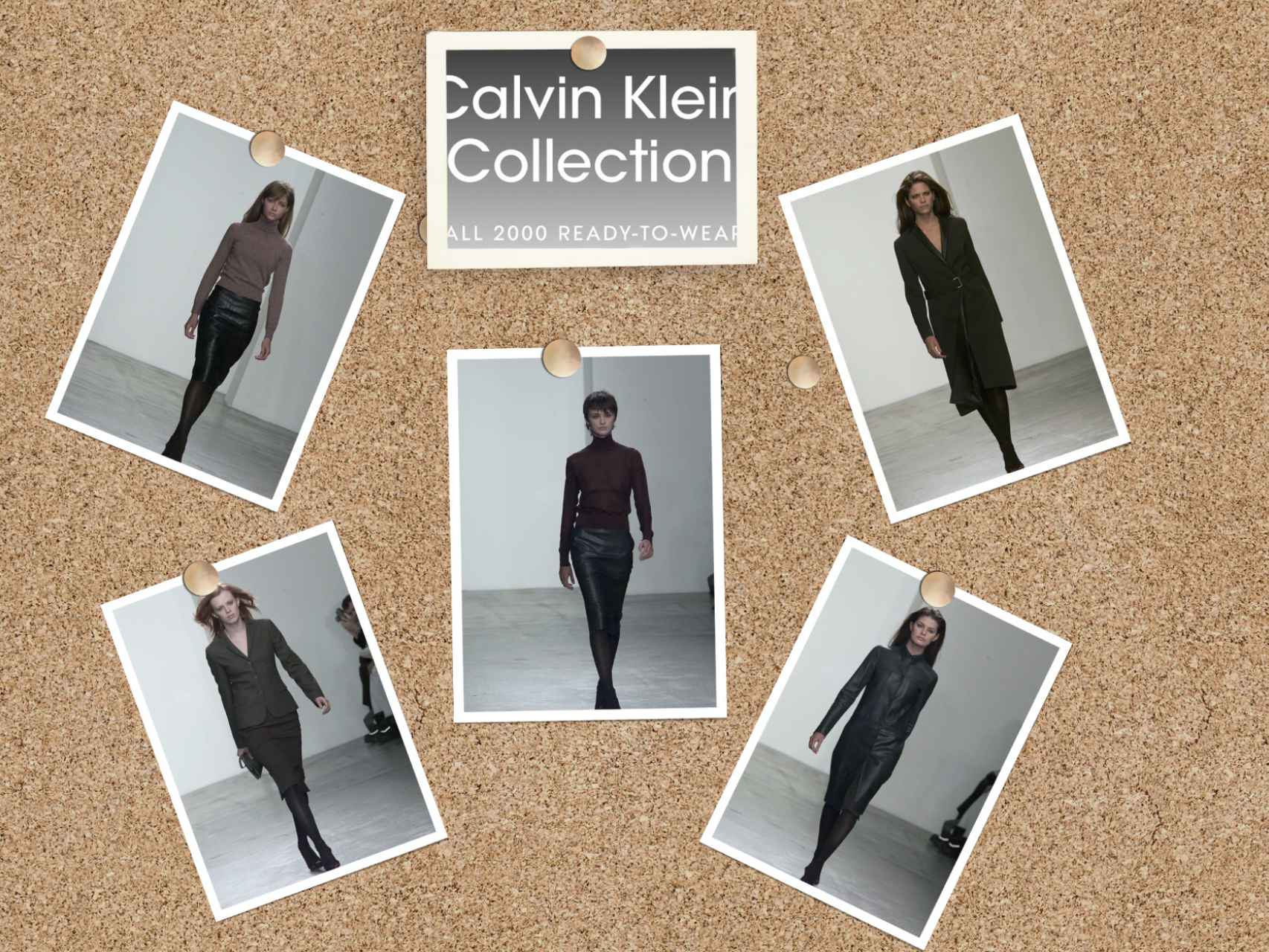 Montaje. Colección 'Ready To Wear', de Calvin Klein (2000)