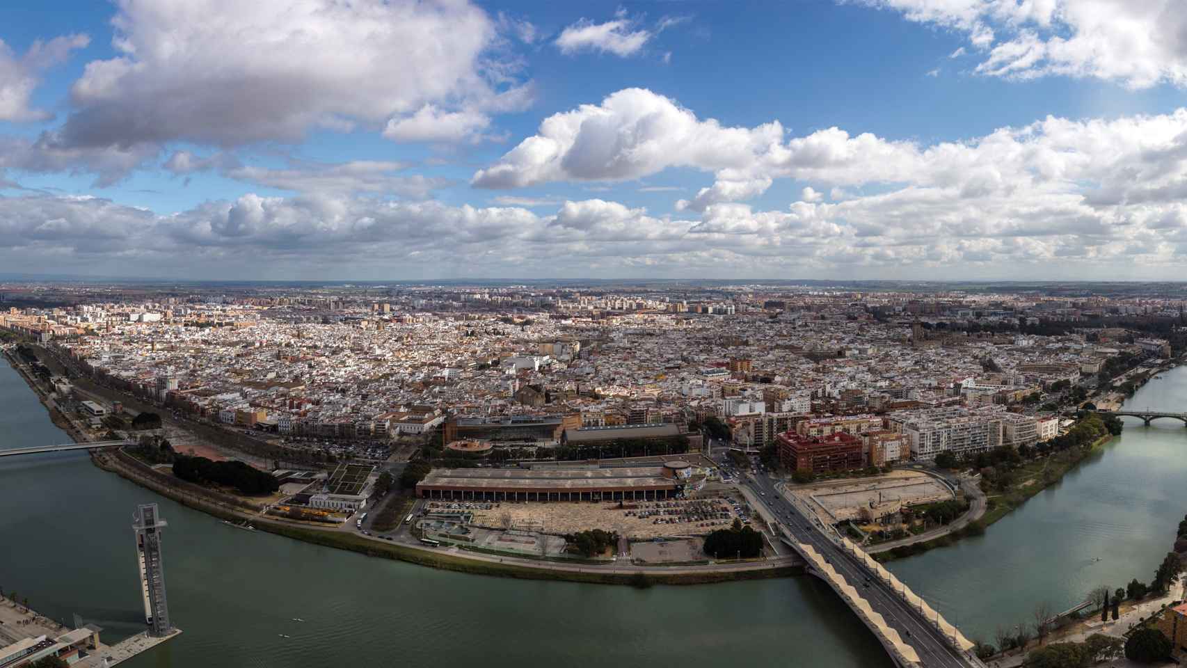 Vistas de Sevilla desde la torre.