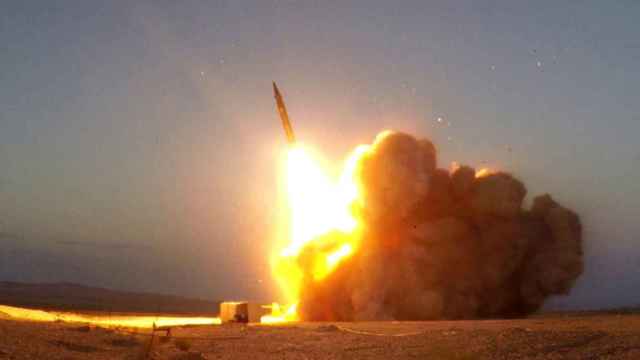 Un misil lanzado desde Teherán en un lugar desconocido de Irán.