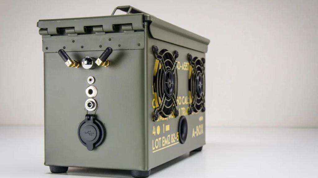 Lateral del altavoz inalámbrico .50 Cal A-Box