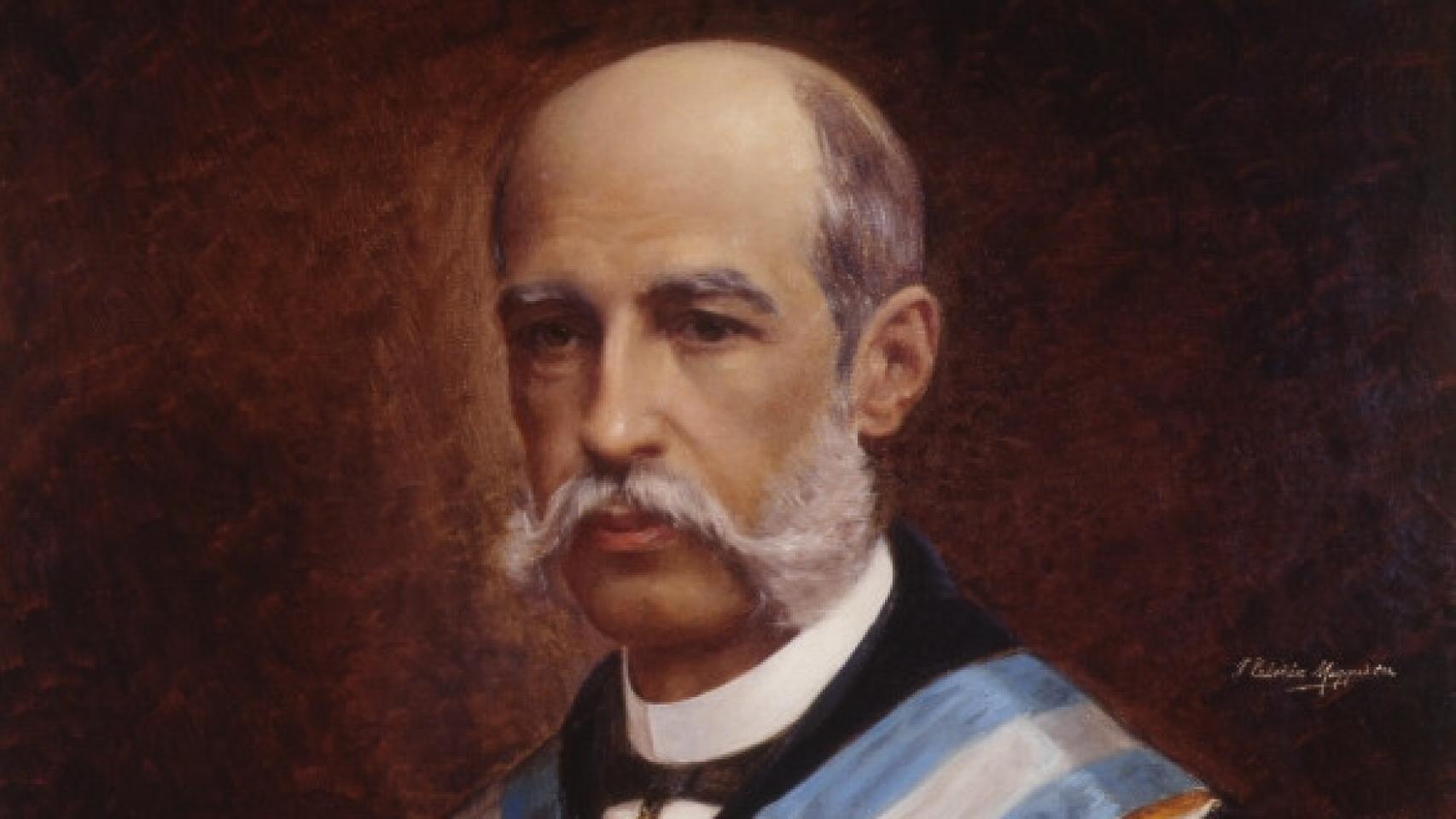Retrato de Pérez Pujol que se conserva en la Universidad de Valencia.