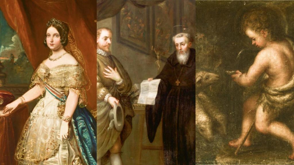 Algunas obras del artista García Hidalgo.