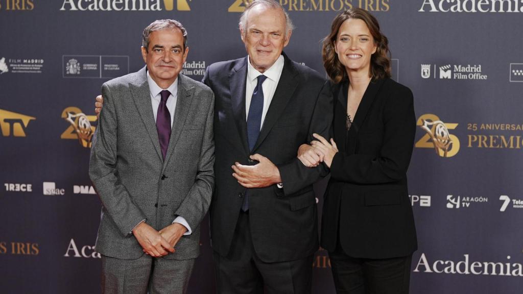 Pedro Piqueras, Paco Moreno y María Casado.