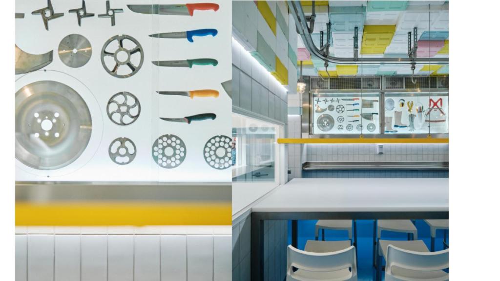 Los detalles del interior de Sala de Despiece