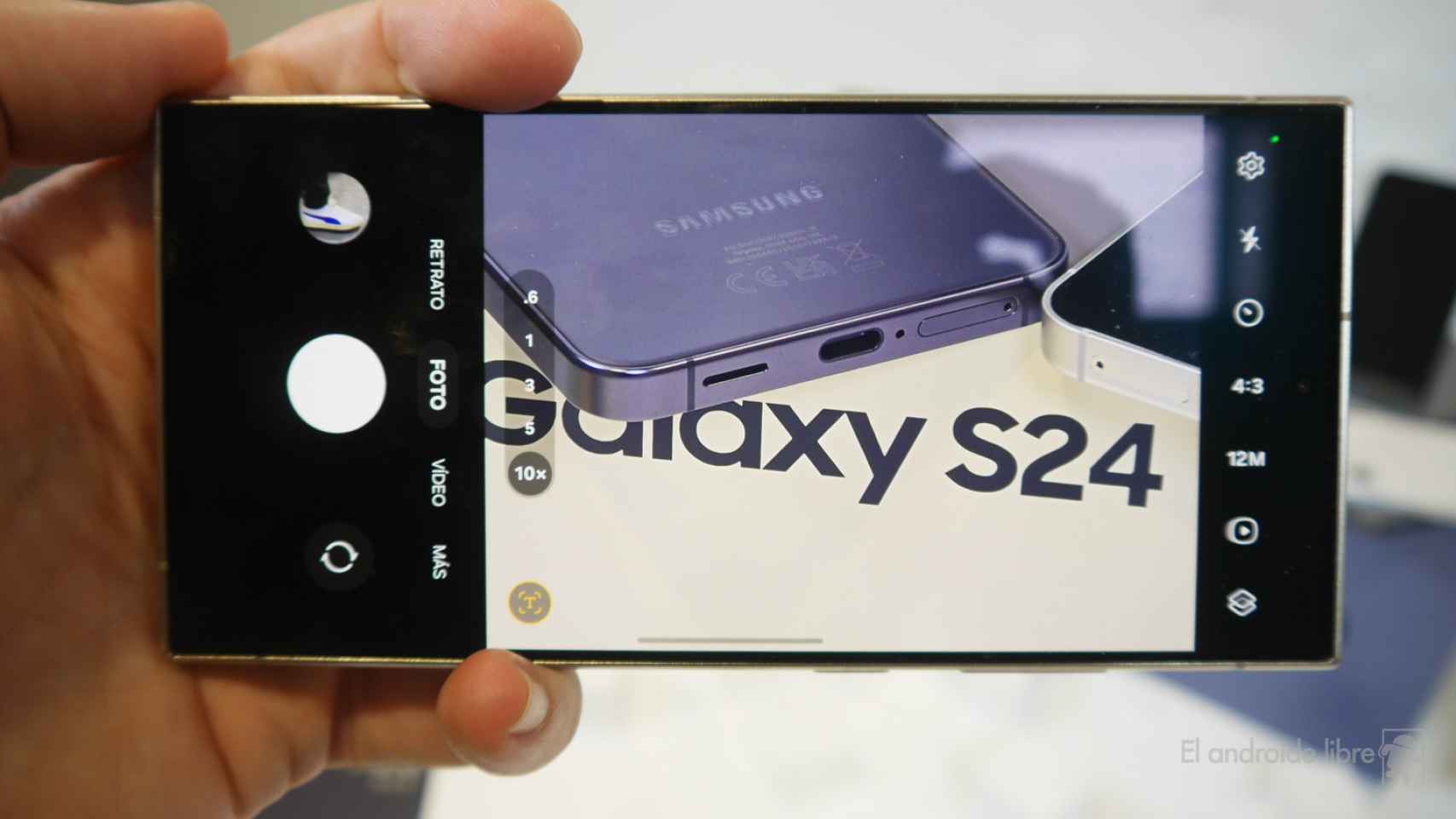 Samsung Galaxy S24 Ultra 12/256GB Gris Titanium Libre + Cargador