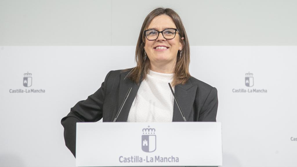Esther Padilla, consejera portavoz del Gobierno de Castilla-La Mancha.