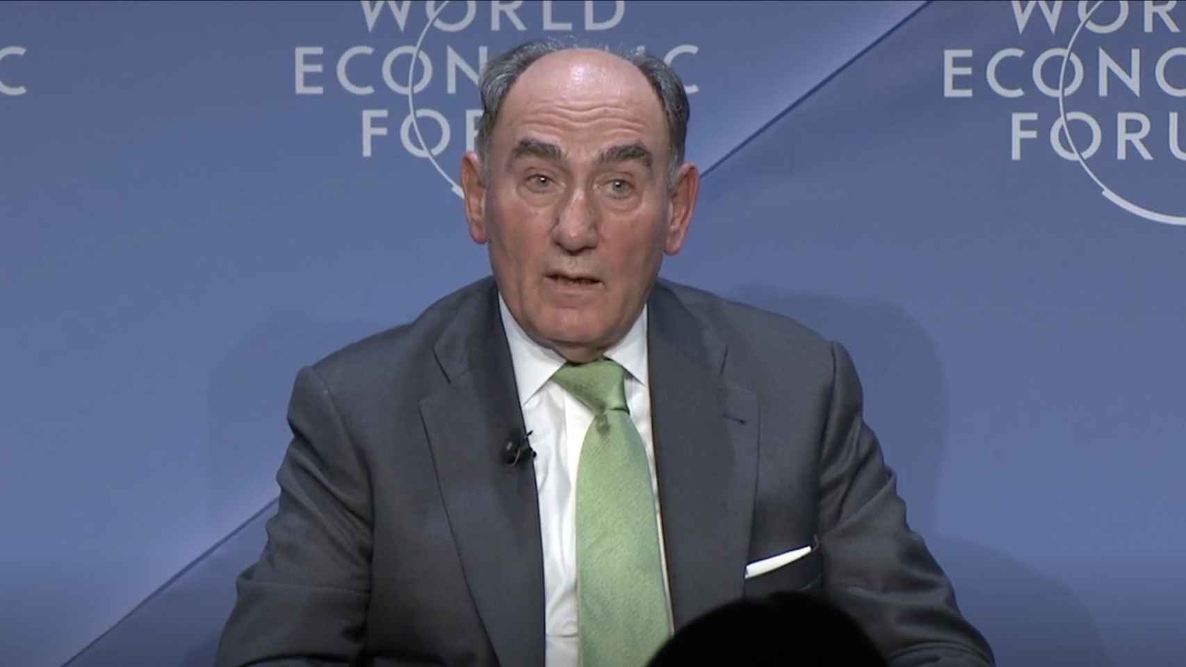 Ignacio Sánchez Galán, presidente ejecutivo de Iberdrola, en el Foro Anual de Davos de 2024.