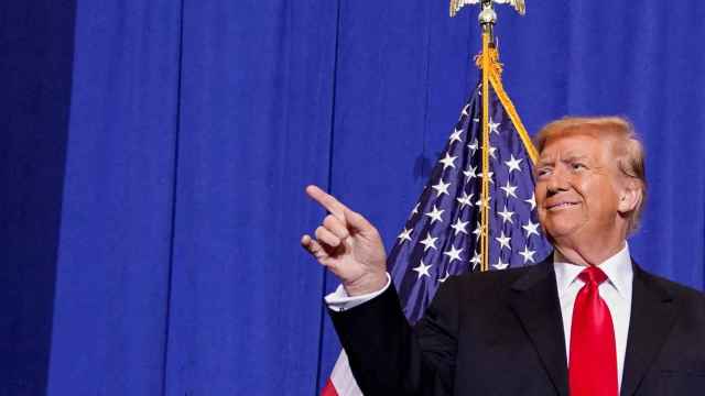 Donald Trump, el martes en un mitin de campaña previo a las primarias de Nuevo Hampshire.