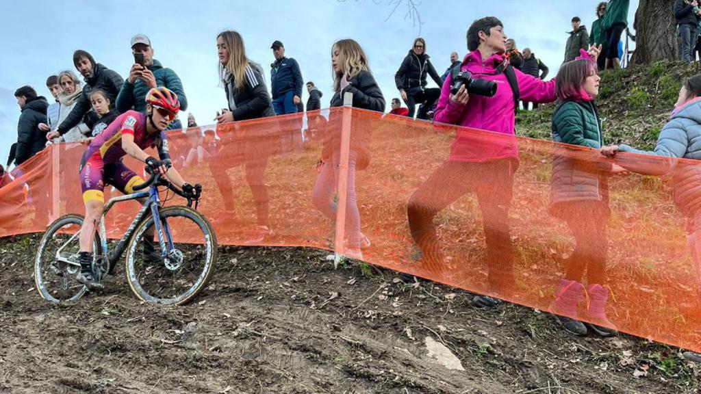 Lidia durante una prueba