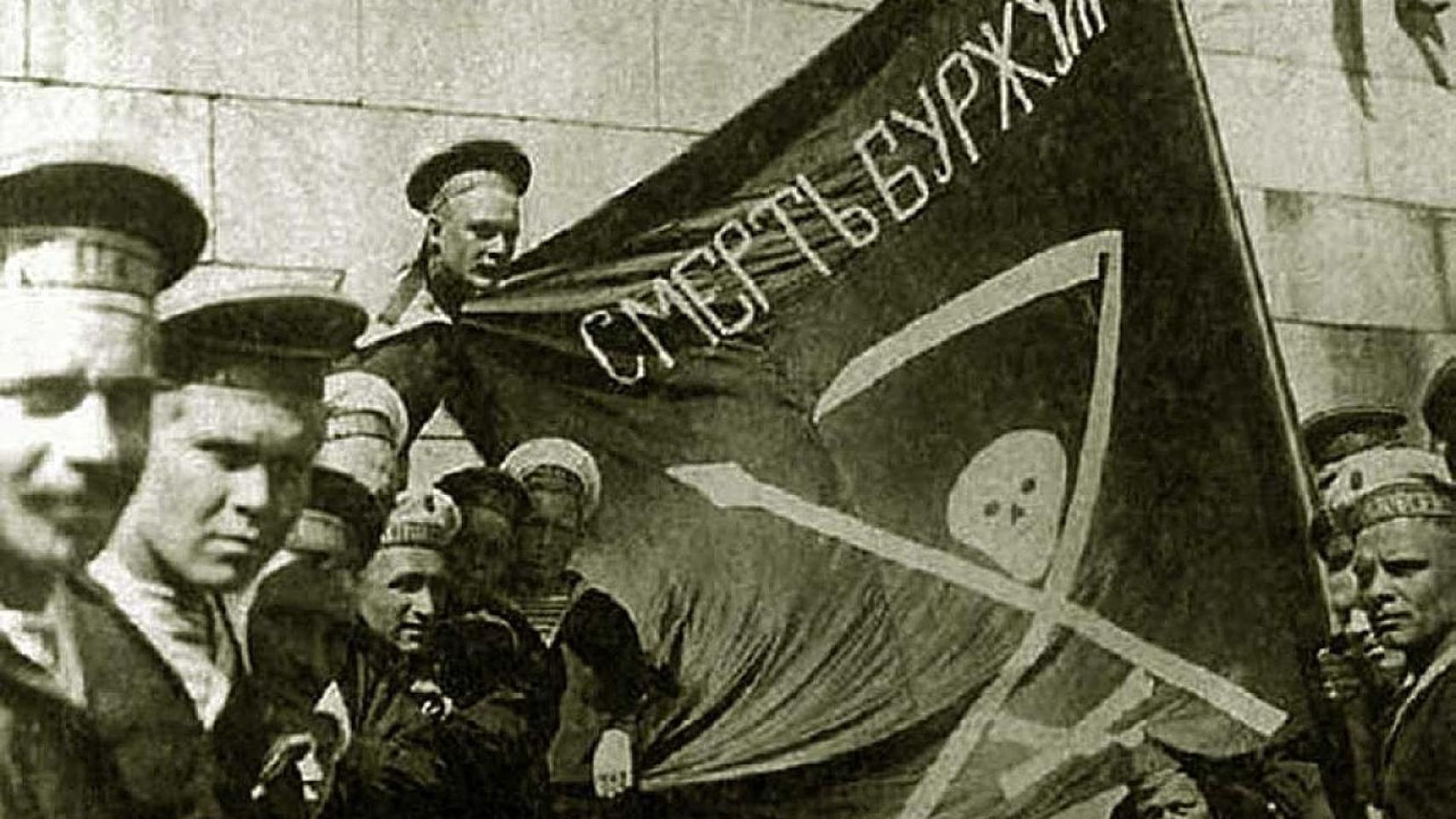 Marineros de Kronstadt amotinados.  1921