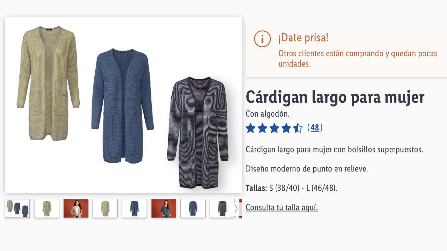 La chaqueta de Lidl disponible en 2 colores para no pasar nada de