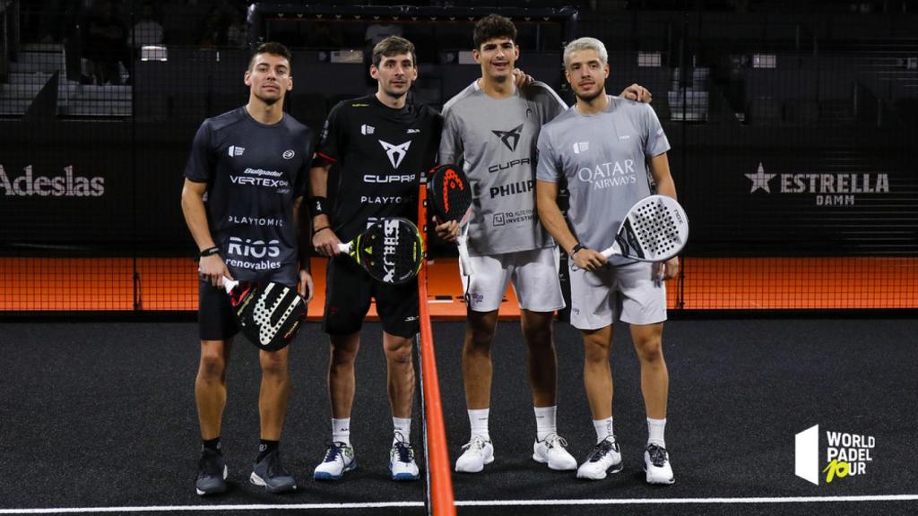 Final del Madrid Master de 2023 con Martín di Nenno y Franco Stupaczuk patrocinados por Playtomic