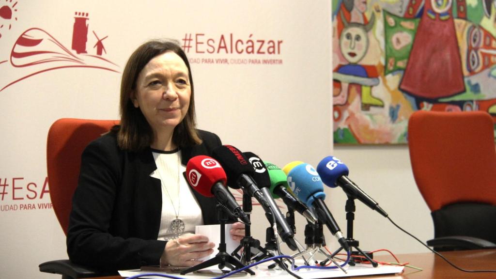 La alcaldesa de Alcázar de San Juan, Rosa Melchor.