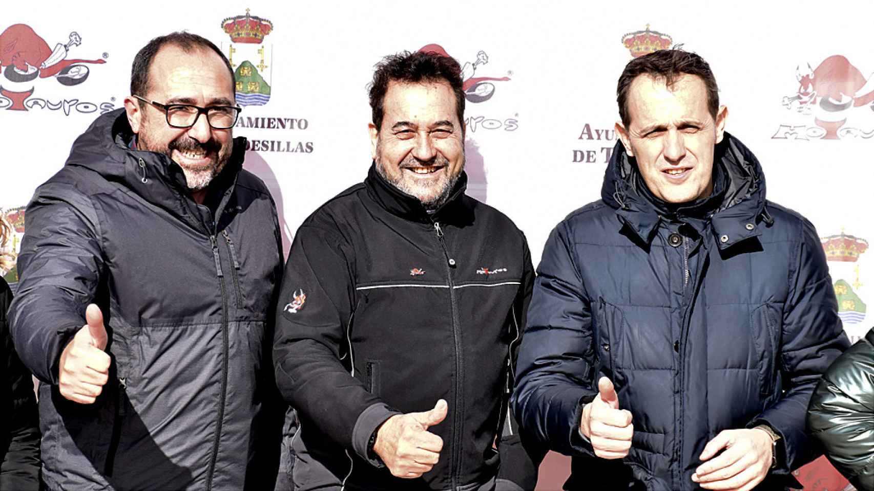 Miguel Ángel Oliveira, Juan Carlos Ruiz y Conrado Íscar en la presentación de Motauros
