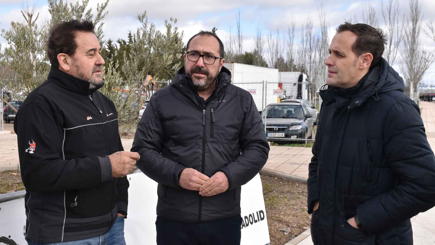 Juan Carlos Ruiz, Miguel Ángel Oliveira y Conrado Íscar