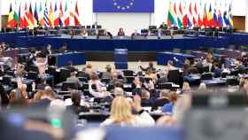 La Eurocámara de Estrasburgo durante el pleno del 18 de enero de 2024. Unión Europea