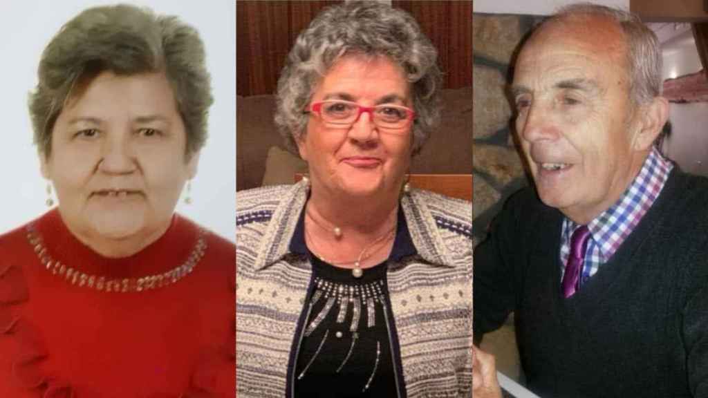 Ángeles, Amelia y Pepe, los tres hermanos asesinados en Morata de Tajuña.
